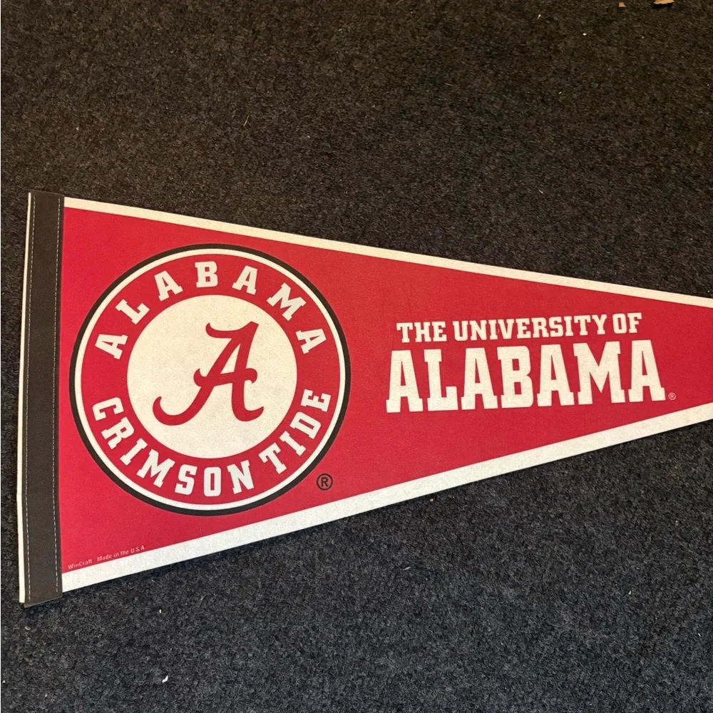 Wincraft Alabama Crimson Tide Red and White College Pennant